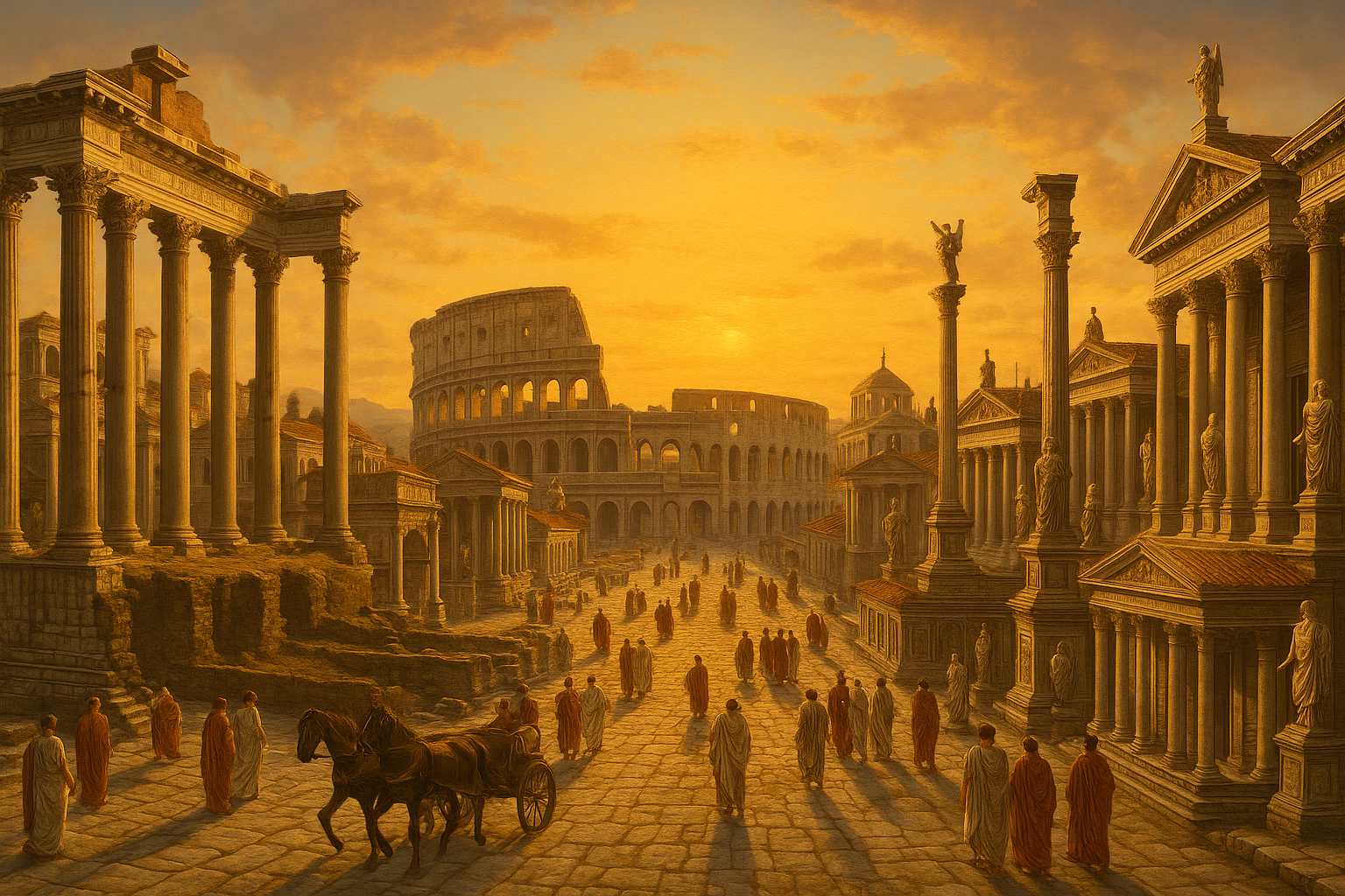 create an image of ancient Rome